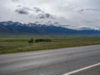 Rural Landscape in Colorado: A Road through Mountains and Nature