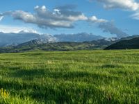 a lone country road is in the countryside area with mountains on both sides and barbed fence between the two sides