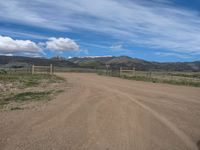 Rural Landscape in Colorado, USA: Dirt and Gravel Roads