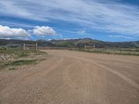 Rural Landscape in Colorado, USA: Dirt and Gravel Roads