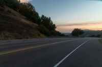 Rural Landscape at Dawn: Clouds and Trees