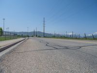 Rural Landscape: Fields and Mountains in Utah