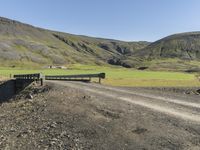 Rural Landscape in Iceland: Clear Sky