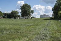 Rural Landscape of Iowa with Green Pastures