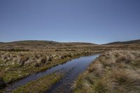 Rural Landscape: Mountain Views and Clear Skies