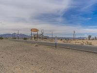 Rural Landscape with Nature and Trees near Las Vegas