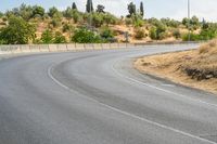 Rural Landscape Road in Granada