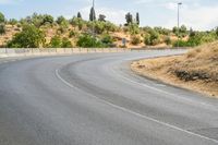 Rural Landscape Road in Granada