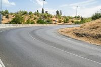 Rural Landscape Road in Granada