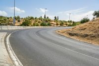 Rural Landscape Road in Granada