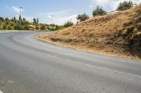 Rural Landscape Road in Granada