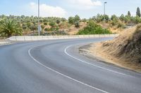 Rural Landscape Road in Granada