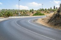 Rural Landscape Road in Granada