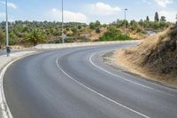 Rural Landscape Road in Granada