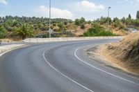 Rural Landscape Road in Granada