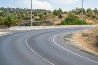 Rural Landscape Road in Granada