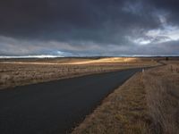 Rural Landscape: Road Through Green Grass