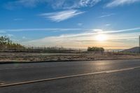 Rural Landscape at Sunrise: Hill Plain Bathed in Sunlight