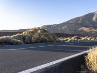 Rural Landscape in Tenerife: Low Mountains and Clear Skies