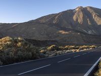 Rural Landscape in Tenerife: Low Mountains and Clear Skies