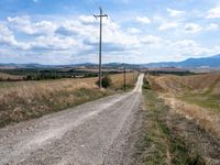 Rural Landscape in Tuscany: Clear Sky and Scenic Views