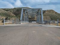 Rural Landscape of Utah: Mountains and Bridge