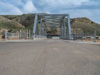 Rural Landscape of Utah: Mountains and Bridge