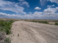 Rural Landscape in Utah: Off-Road Dirt Road