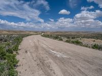 Rural Landscape in Utah: Off-Road Dirt Road