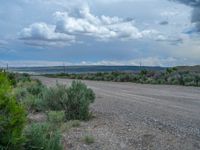 Rural Landscape in Utah: Off-Road Dirt Track