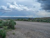 Rural Landscape in Utah: Off-Road Dirt Track