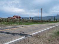 Rural Landscape in Utah: A Road Through Fields of Agriculture