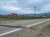 Rural Landscape in Utah: A Road Through Fields of Agriculture