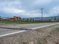 Rural Landscape in Utah: A Road Through Fields of Agriculture