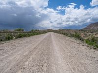 Rural Landscape in Utah: A Straight Road Through Nature