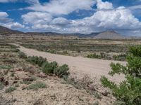 Rural Landscape in Utah, USA: The Gravel Street