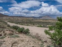 Rural Landscape in Utah, USA: The Gravel Street