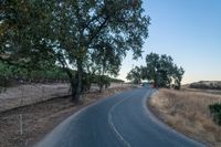 Scenic Rural Landscape with Vegetation and Clear Sky