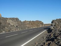 Rural Mountain Landscape in Spain: Clear Sky