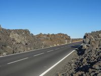 Rural Mountain Landscape in Spain: Clear Sky