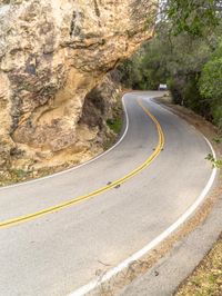 Rural Mountain Road Landscape