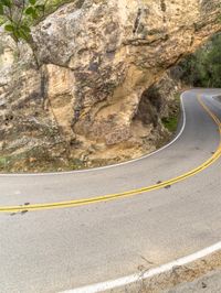 Rural Mountain Road Landscape