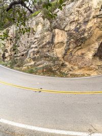 Rural Mountain Road Landscape