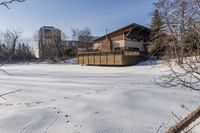 Rural Ontario Residential Home in Winter