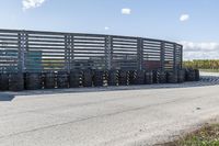 Rural Ontario Road with Asphalt Surface in Clear Sky Day