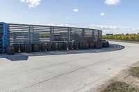 Rural Ontario Road with Asphalt Surface in Clear Sky Day