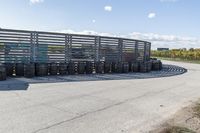 Rural Ontario Road with Asphalt Surface in Clear Sky Day