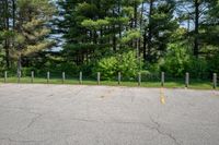 Rural Parking Lot in Canada, Ontario