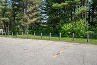 Rural Parking Lot in Canada, Ontario