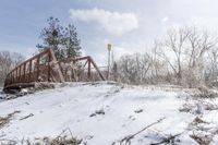 Rural Residential Area in Canada: Snow-Clad Houses